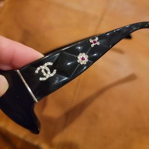 Chanel 5150B crystal CC sunglasses